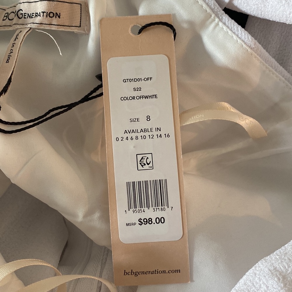BCBGeneration Ruffle Square Neck Mini Dress - Picture 6 of 6